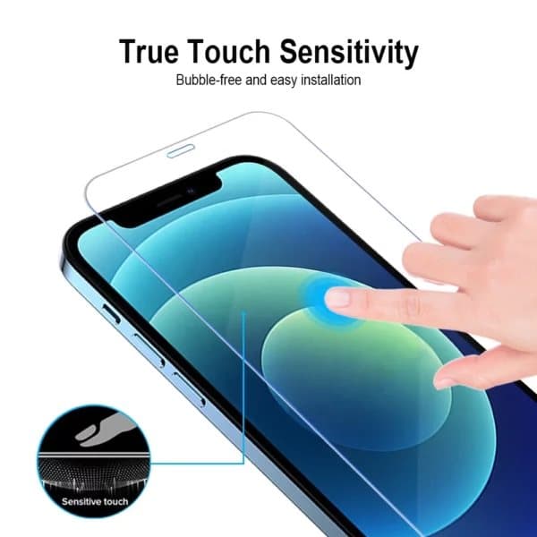 Heltäckande 2-Pack iPhone X Skärmskydd HD Härdat Glas Displayskydd