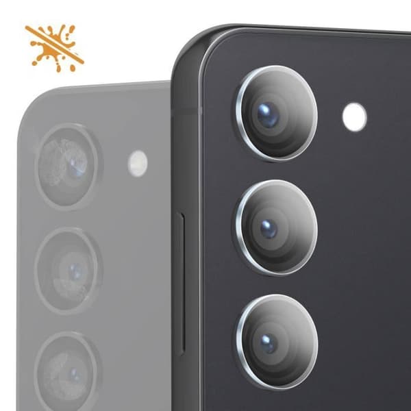 Kamerafilm - AVIZAR - Samsung Galaxy S23 FE - 9H härdat glas - Anti-fingeravtryck - Kameraskydd