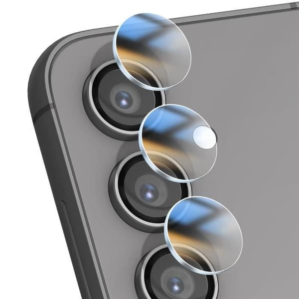 Kamerafilm - AVIZAR - Samsung Galaxy S23 FE - 9H härdat glas - Anti-fingeravtryck - Kameraskydd
