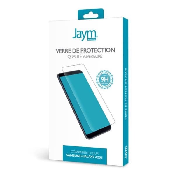 Härdat Glas - JAYM® - Samsung Galaxy A20E - 3D Skydd - 9H Motstånd - Fingeravtrycksskydd
