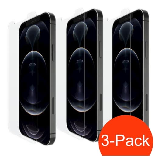 3-Pack - iPhone 12 Mini Hög Kvalitets Härdat Glas Skärmskydd