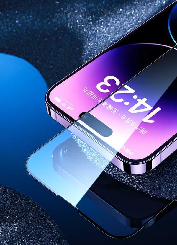 2-Pack - iPhone 14 Hög Kvalitets Heltäckande Härdat Glas Skärmskydd
