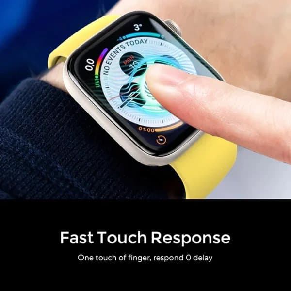 Apple Watch 45mm Heltäckande Skärmskydd Easy Install