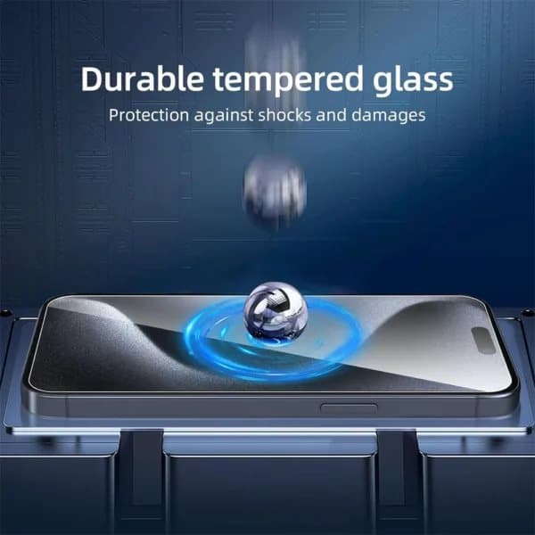 5-pakke iPhone 15 plus omfattende hærdet glasskærmbeskytter HD