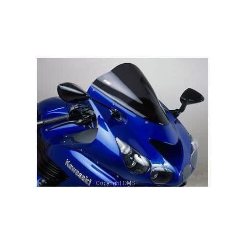 Loppfilm - Puig - 4057F - Kawasaki ZZR1400 2006-2014 - Mörk/grå rök - Tjocklek 3 mm