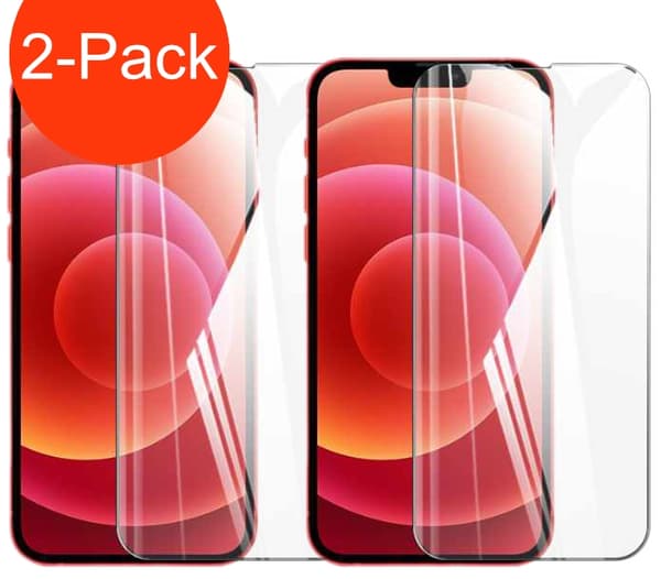 2-Pack - iPhone 13 Mini Hög Kvalitets Heltäckande Härdat Glas Skärmskydd