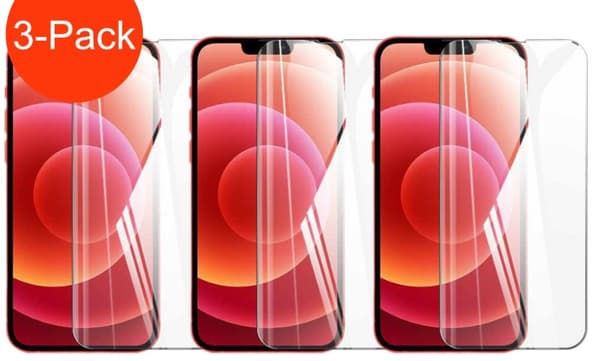 3-Pack - iPhone 13 Mini Hög Kvalitets Heltäckande Härdat Glas Skärmskydd