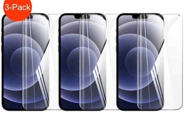 3-Pack - iPhone 13 Pro Max Hög Kvalitets Heltäckande Härdat Glas Skärmskydd