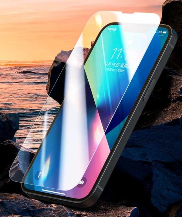 2-Pack - iPhone 13 Pro Max Hög Kvalitets Härdat Glas Skärmskydd