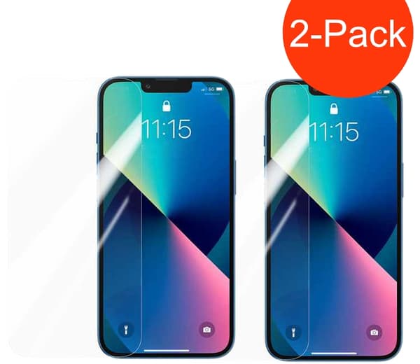 2-pak - iPhone 14 Plus skærmbeskytter af hærdet glas i høj kvalitet