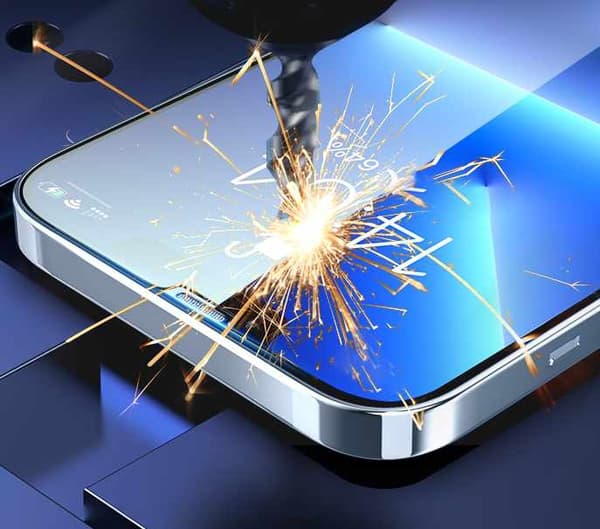 2-Pack - iPhone 15 Pro Hög Kvalitets Heltäckande Härdat Glas Skärmskydd