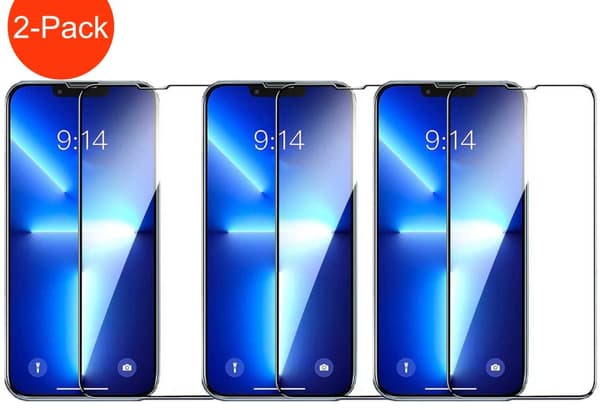 3-pak - iPhone 15 Pro Max skærmbeskytter af hærdet glas i høj kvalitet med fuld dækning
