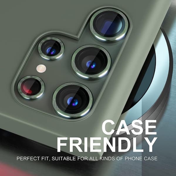 Grønt Samsung S24 Ultra kamera linsecover