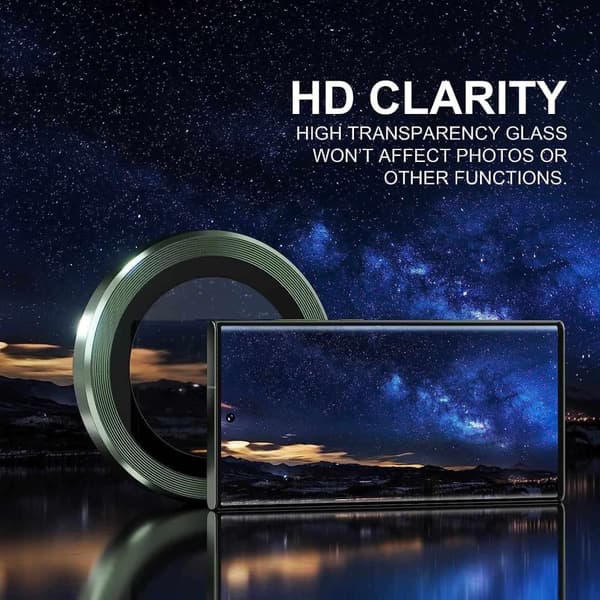 Grønt Samsung S24 Ultra kamera linsecover