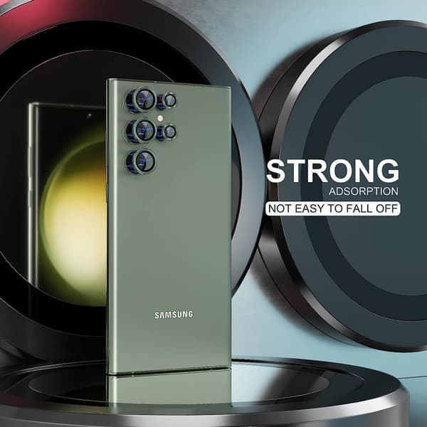 Grønt Samsung S24 Ultra kamera linsecover