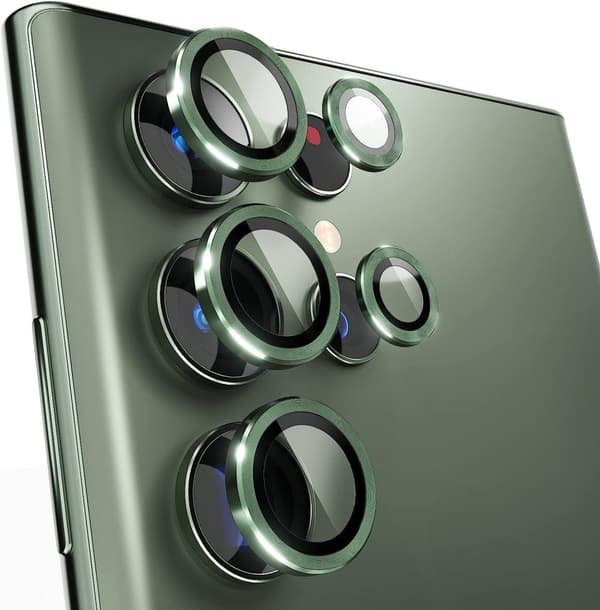 Grønt Samsung S24 Ultra kamera linsecover