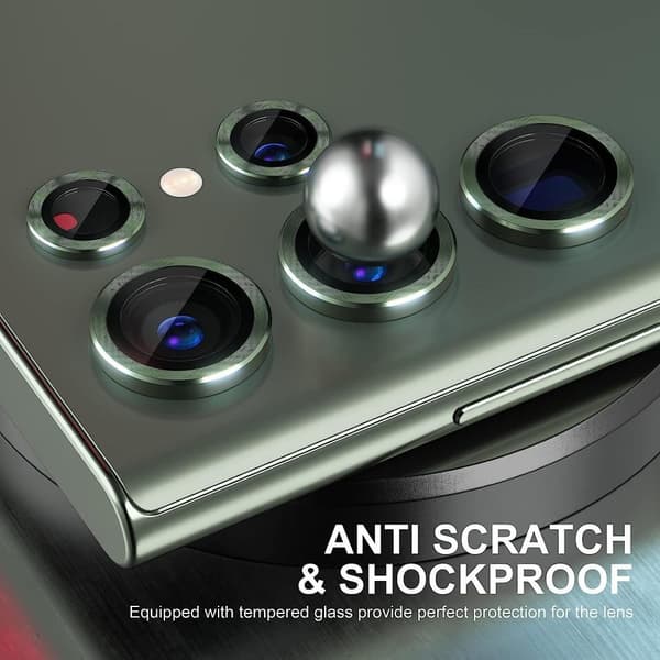 Grønt Samsung S24 Ultra kamera linsecover