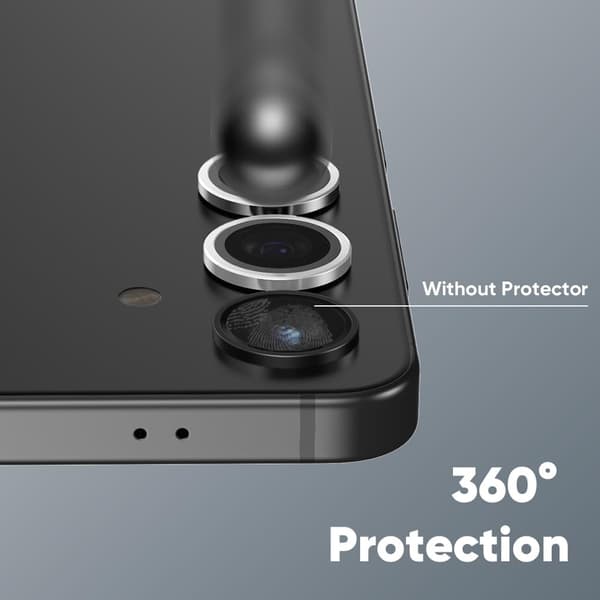 Sølv Samsung S24+ Plus Kamera Linsbeskyttelse
