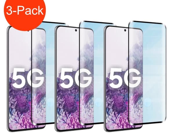 3-Pack - Samsung Galaxy Note 20 Heltäckande Härdat Glas Skärmskydd