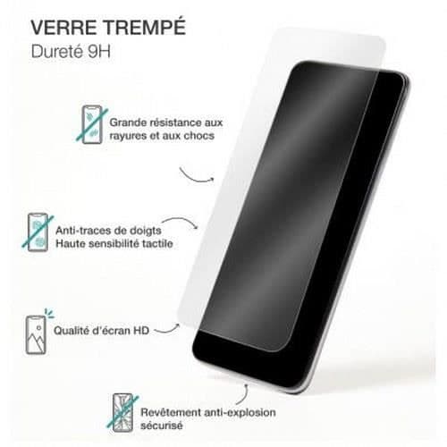 Skärmskydd för Apple iPhone SE 2022 / SE / 8 / 7 / 6S / 6 med SmartFrame™ BIGBEN CONNECTED Transparent