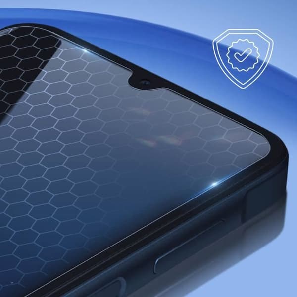 Härdat glas - AVIZAR - Galaxy A15 5G - Stötsäkert skydd - 9D - Transparent