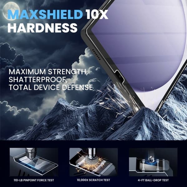 3-Pack SAMSUNG TAB A9 (WiFi/4G/LTE) Skärmskydd - Härdat Glas 9H - Super kvalitet 3D