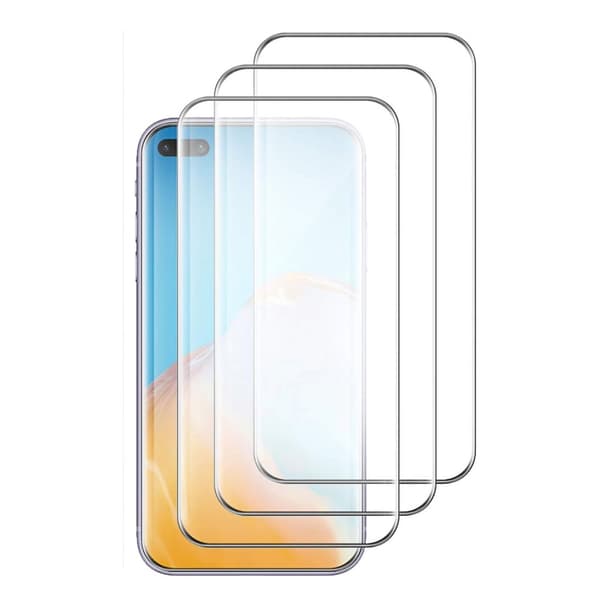 3x Lasikuori Huawei P40 Pro karkaistu kattaa koko näytön