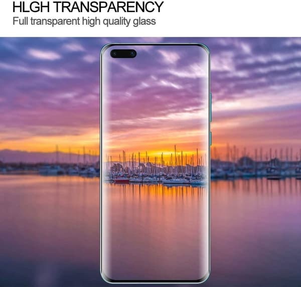 3x Glasafdækning Huawei P40 hærdet Dækker hele skærmen