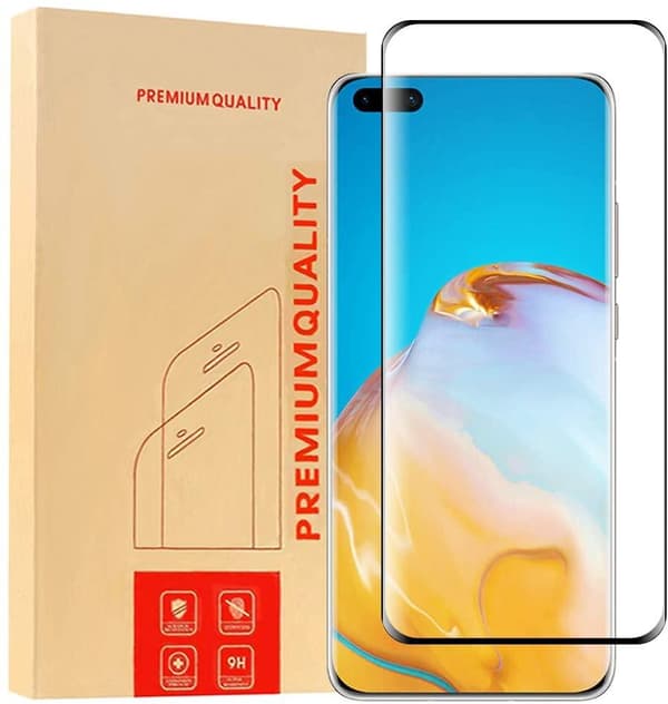 3x Lasikuori Huawei P40 karkaistu kattaa koko näytön