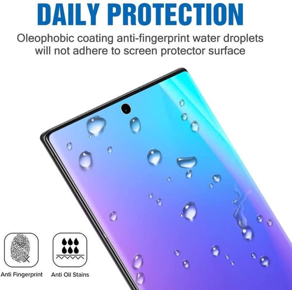 3x Herdet glassdeksel Samsung S20 FE Full Fit, fingeravtrykk
