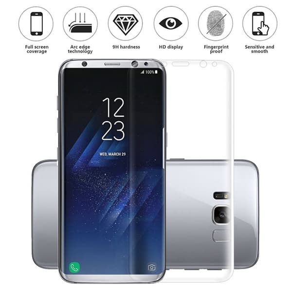 3x Heltäckande Skärmskydd för Samsung S8 i Plast