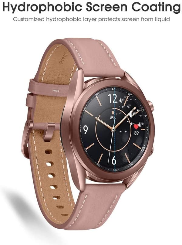 2x Karkaistu lasinen näytönsuoja Samsung Galaxy Watch 41mm: lle