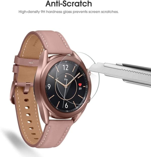2x Karkaistu lasinen näytönsuoja Samsung Galaxy Watch 41mm: lle