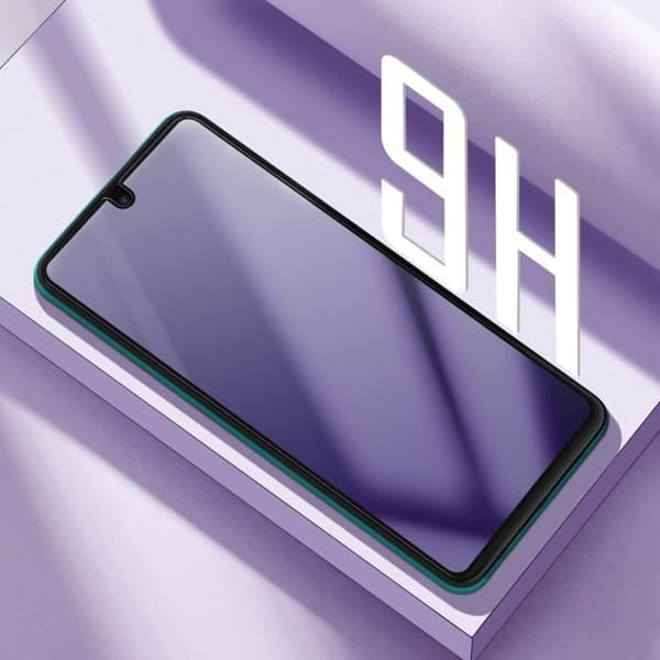 Skärmskydd - AVIZAR - Xiaomi Redmi Note 9 Pro Max - Härdat glas - Anti-blått ljus - 9H hårdhet