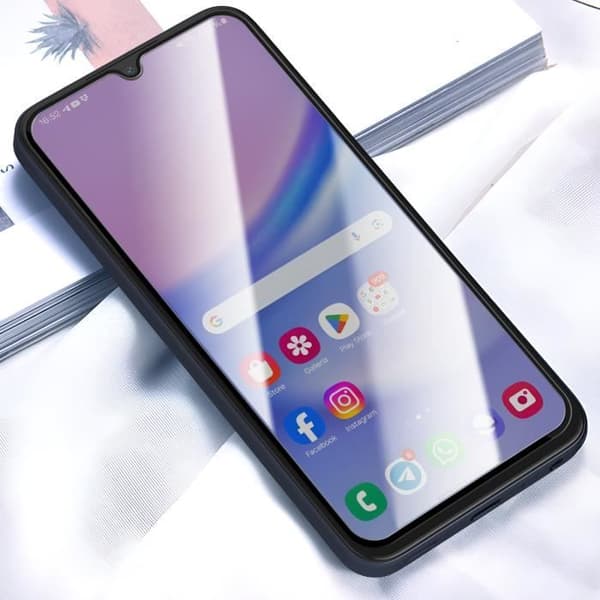 Härdat glas för Samsung A15 Edge to Edge 5D Anti-Fingerprint Anti-Bubble Black