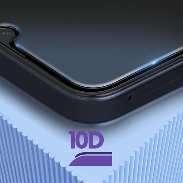 Skärmskydd - AVIZAR - Samsung Galaxy A15 5G - 9H härdat glas - Ultratunt - 10D fasade kanter