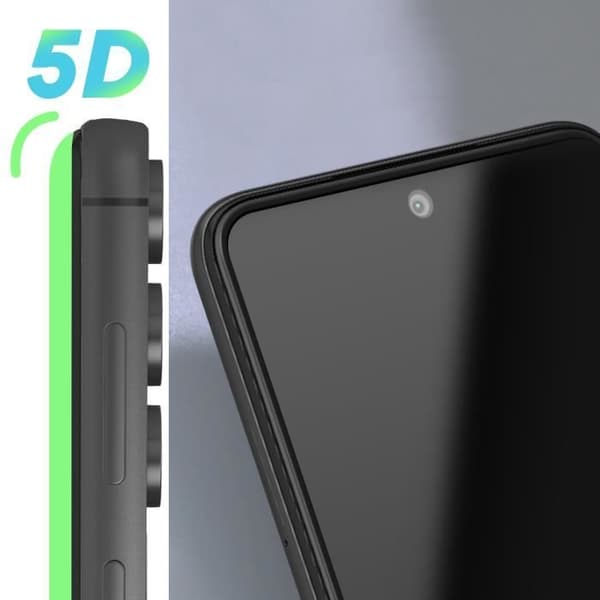 Härdat glas - AVIZAR - Samsung Galaxy S23 FE - Transparent svart - Ultrafin - Repåterbeständig