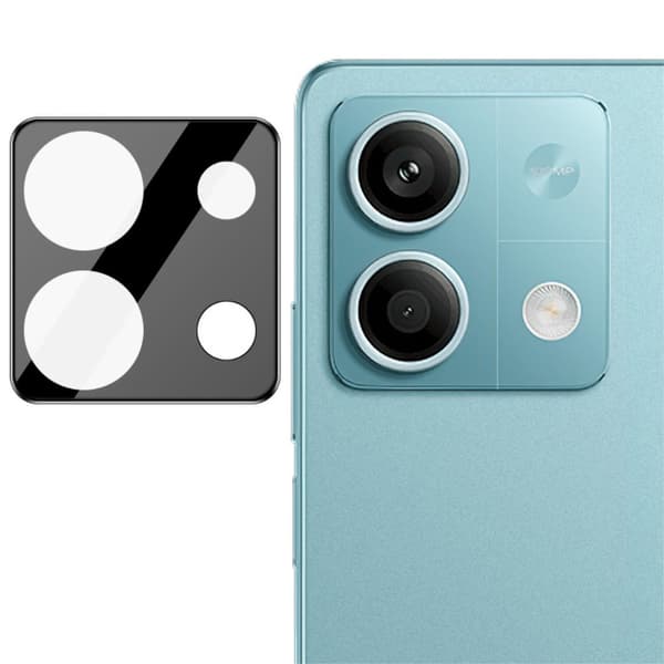 2-PACK SKALO Xiaomi Redmi Note 13 5G 3D Linsskydd/Kameraskydd Härdat Glas