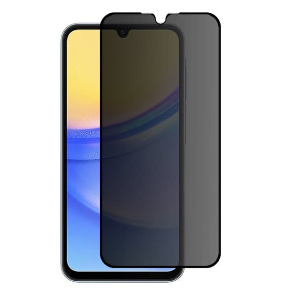 2-PACK SKALO Samsung A15 5G Privacy Skärmskydd Härdat Glas - Svart