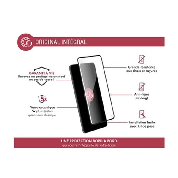 Original Forceglass 2.5D skärmskydd till Samsung Galaxy A55 Transparent