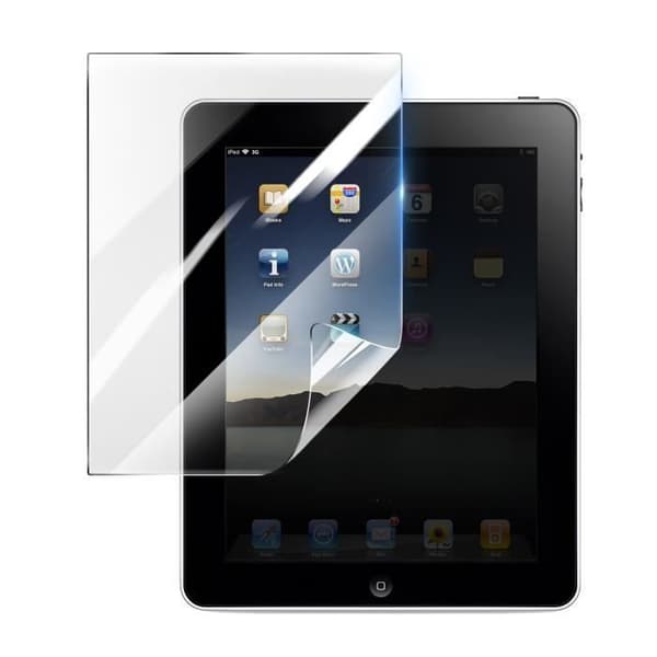 Skärmskydd - 3MK - iPad 1 - Stötsäker Hydrogel - Genomskinlig - Reptålig