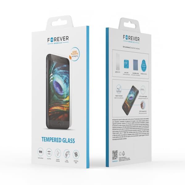 Forever Temperert Glass Skjermbeskytter for Oppo A79 5G – 9H Hardhet, 0,3 mm Tykkelse
