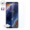 Miniatyrbild 2 av 4: Super Pack för Nokia 9 PureView Bakstycke i läderstil med anti-chock silikongelkonturer + 1 skärmskydd