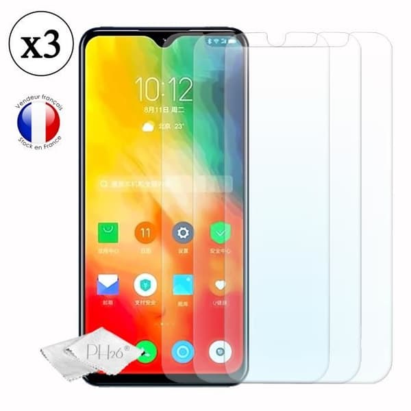 Skyddande film - Lenovo - K6 enjoy - Härdat glas - Ultra tunn - Repfria - 3 stycken