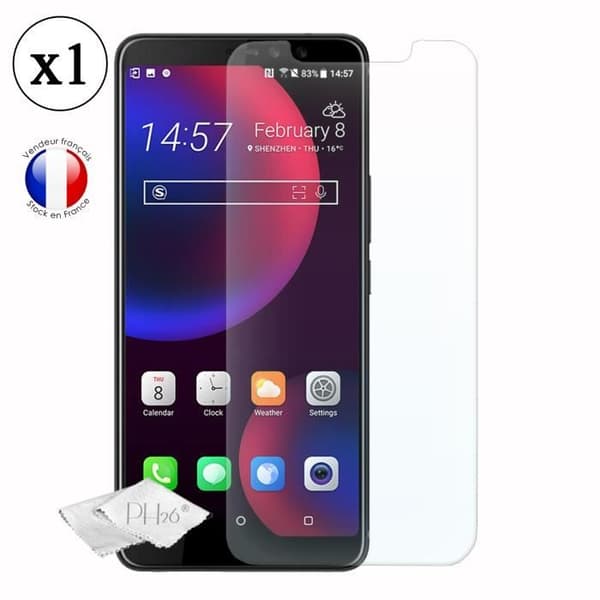 HTC U11 EYEs Skärmskydd i härdat glas med hög transparens, ultrabeständig, ultratunn, anti-märken, enkel installation