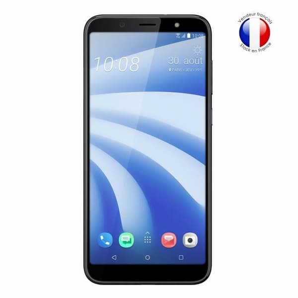 HTC U12 life Pack 3 skärmskydd i härdat glas med hög transparens, ultrabeständig, ultratunn, antispår, installation