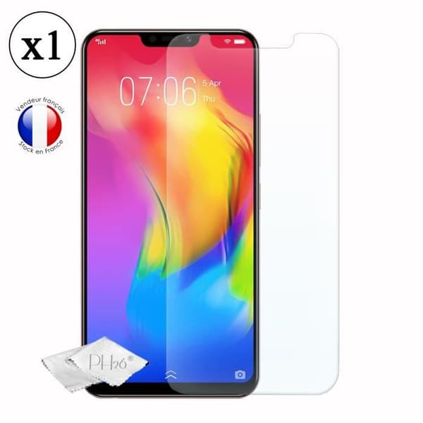 Lenovo A5s Skärmskydd i härdat glas med hög transparens, ultrabeständig, ultratunn, anti-märken, enkel installation