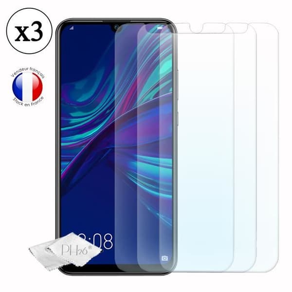 Skyddsglas - Huawei - Enjoy 9e - Härdat glas - Ultra tunt - Repöteg - 3 stycken