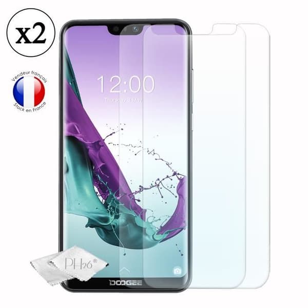 Skärmskydd - PH26® - Doogee N10 - Härdat glas - Ultra tunn - Represistent