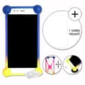 Miniatyrbild 1 av 4: BlackBerry EvolveX Super Pack flerfärgat stötsäkert bumperfodral i kvalitetssilikon + 1 hårdhetsskyddande härdat glas